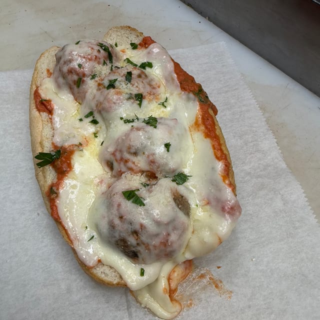 Meatball Parm Sub.