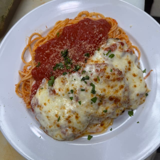 Eggplant Parmesan.