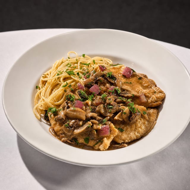 Chicken Marsala.